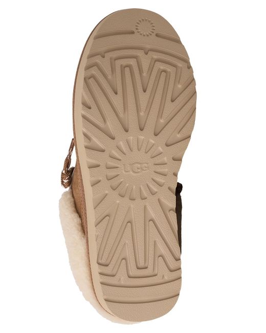 Ugg Brown Lowmel Round Toe Mule Clogs