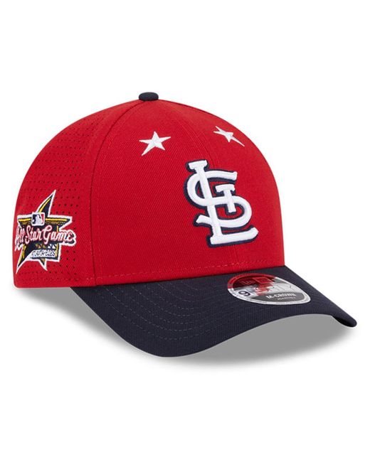 KTZ Red/navy St. Louis Cardinals 2025 Mlb All-star Game 9forty M-crown Adjustable Hat for men