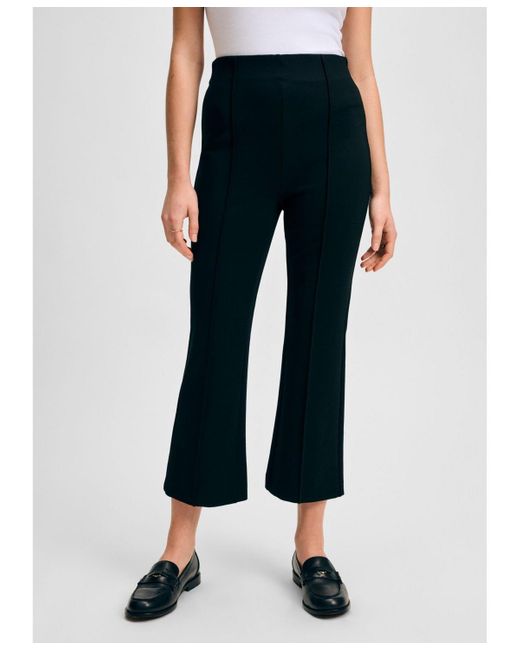 Isaac Mizrahi New York Blue Ponte Kick Flare Pant