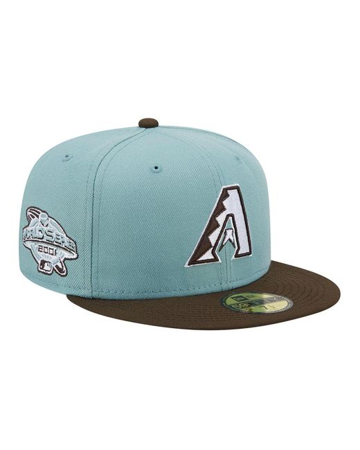 KTZ Light Blue, Brown Arizona Diamondbacks 2001 World Series Beach Kiss