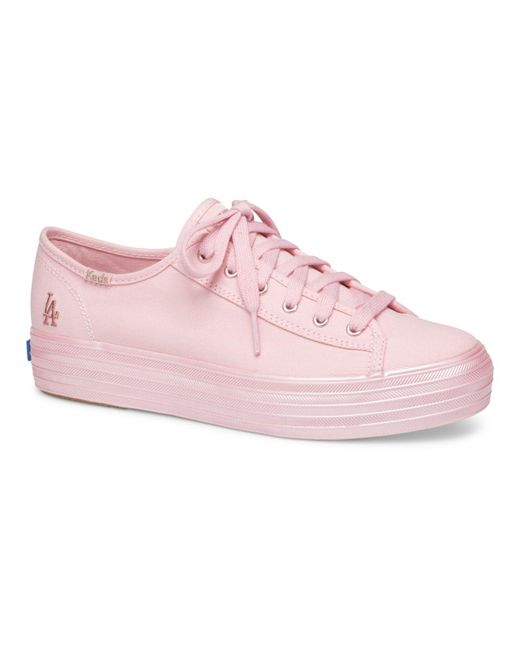 Keds Pink Triple Kick Mlb Platform Sneakers