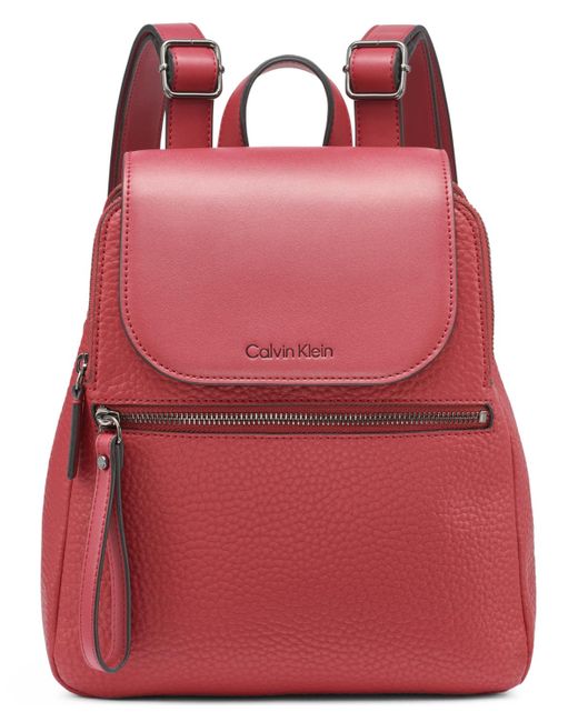 Calvin Klein Red Garnet Mini Backpack
