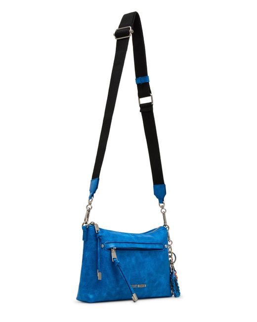 Steve Madden Blue Bjony Zipper Crossbody Bag