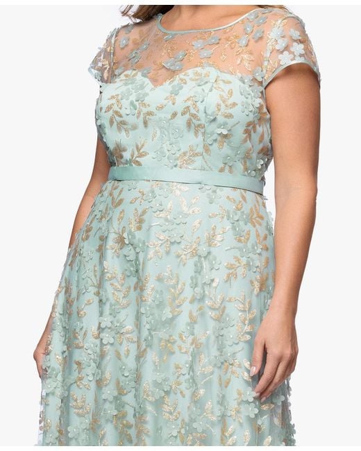 dolce and gabbana green floral dress & corset midi by Dolce + Gabbana Spaghetti Strap Dress main image 0