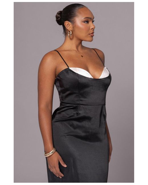 JLUXLABEL Gray Moment In Time Maxi Dress