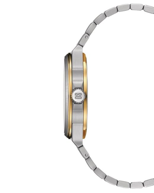 Certina Gray Swiss Automatic Ds-7 Powermatic 80 Two-tone Stainless Steel Bracelet Watch 39mm