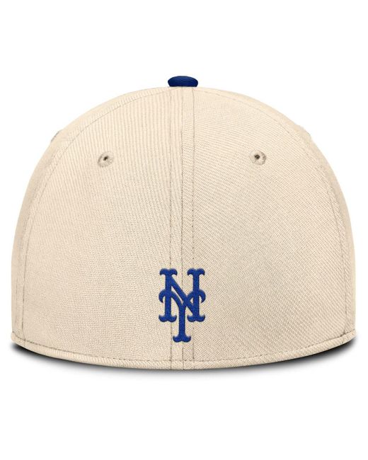 Nike Blue Natural/royal Los Angeles Dodgers Statement Rise Performance Flex Hat for men