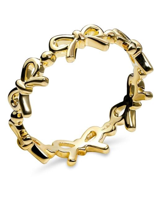DEVATA Metallic Bow Ring