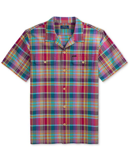 Polo Ralph Lauren Multicolor Classic-fit Plaid Oxford Camp Workshirt for men