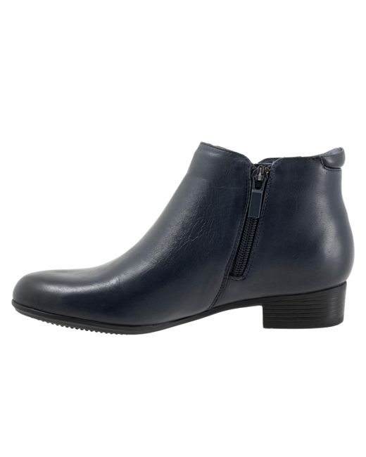 Trotters Blue Major Bootie