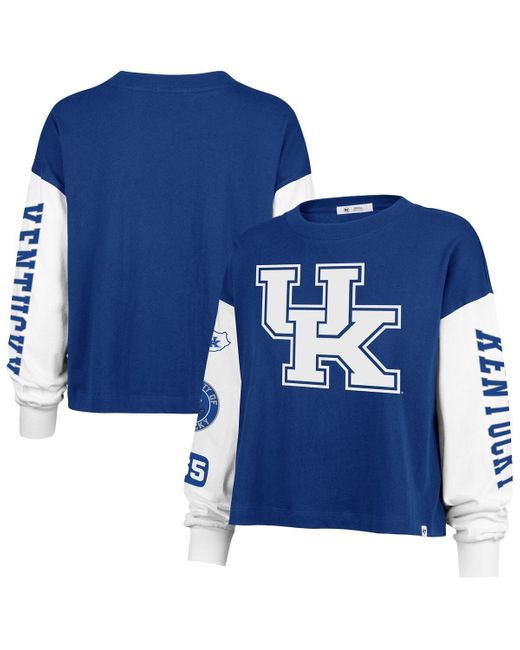 '47 Blue Kentucky Wildcats Sydney Long Sleeve T-shirt