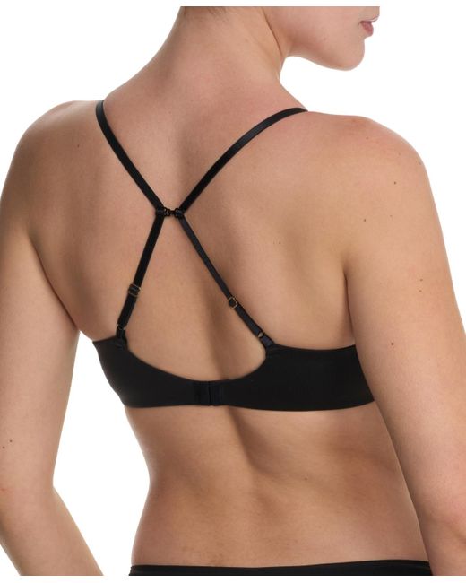 Natori Black Soft Focus Comfort Convertible Demi T-shirt Bra
