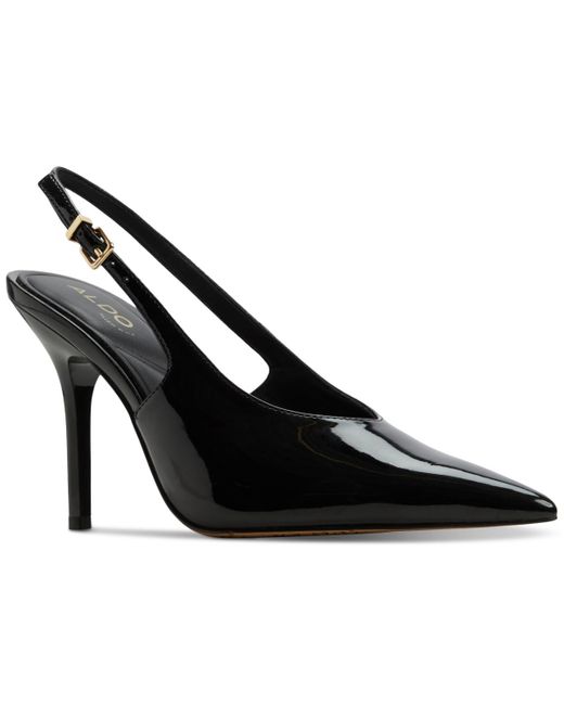 ALDO Black Lysandre Pointed-toe Slingback Pumps