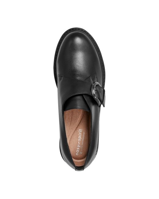 Easy Spirit Black Kasen Eflex Slip-on Casual Loafers