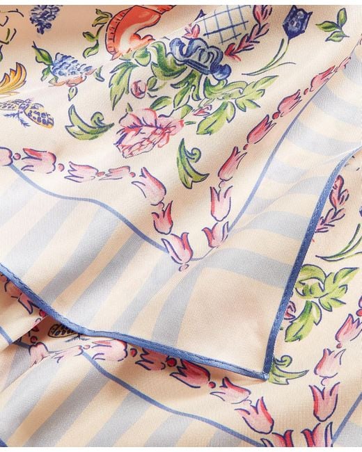 Macy's Natural Flower Show Square Silk Scarf