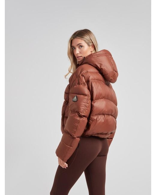 Jacket Red Cloud Boss Hooded Puffer Jacket