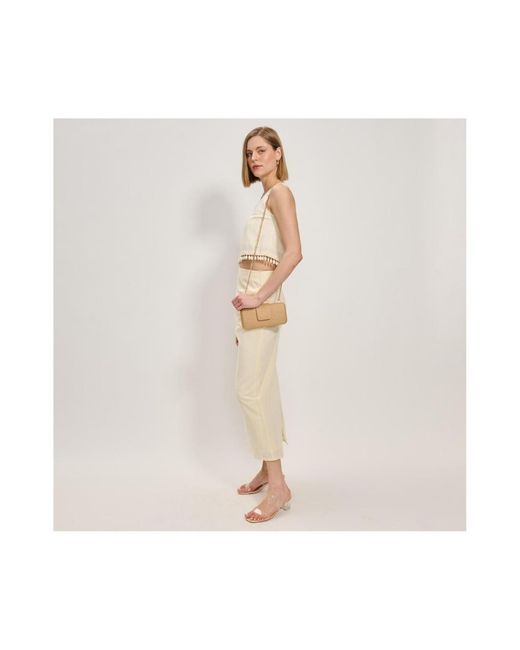 Moda Luxe White Sylvi Evening Bag