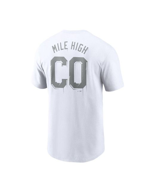Men's Colorado Rockies Kris Bryant Nike White Authentic Player Jersey