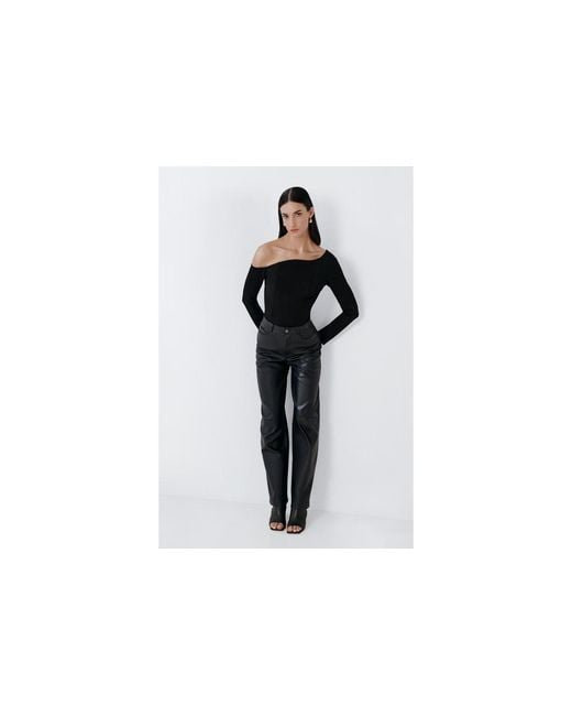 MARCELLA Black Sylvan Top