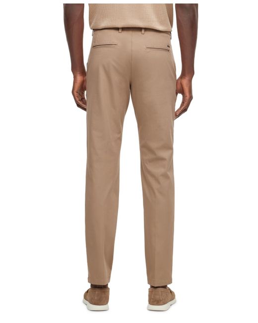 Boss Natural Boss By Stretch Slim-fit Trousers for men