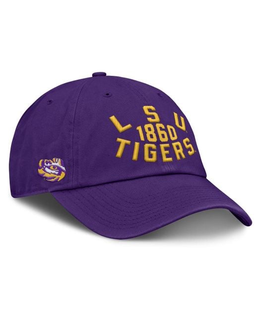 Fanatics Purple Lsu Tigers Archer Adjustable Hat for men
