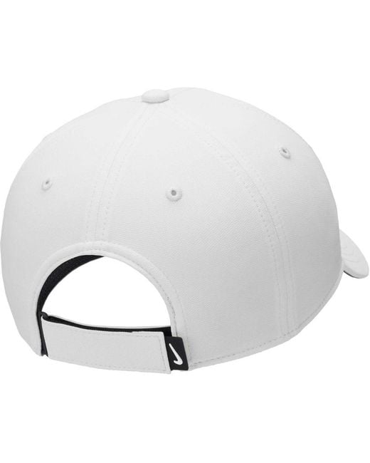 Nike White Club Performance Adjustable Hat for men