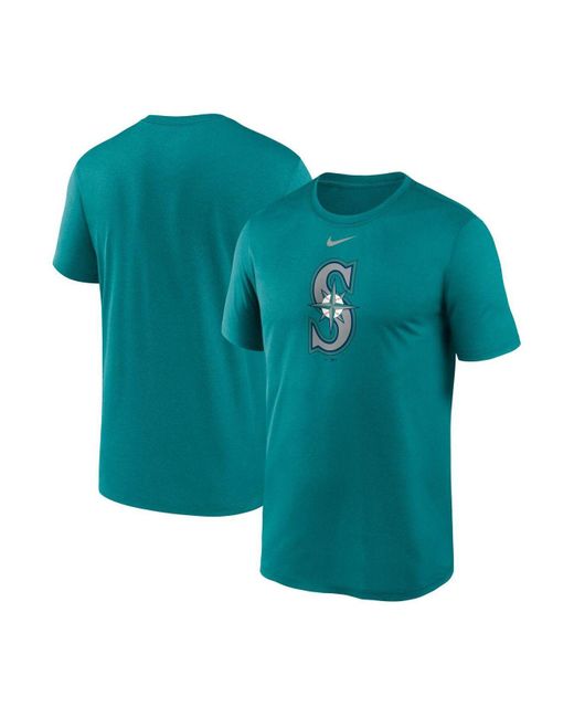 Nike Teal Seattle Mariners New Legend Logo T-shirt in Green for Men | Lyst