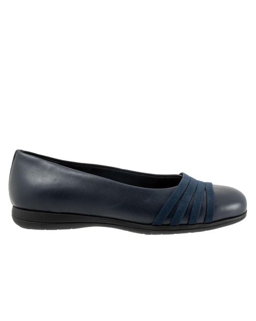 Trotters Blue Drew Flat