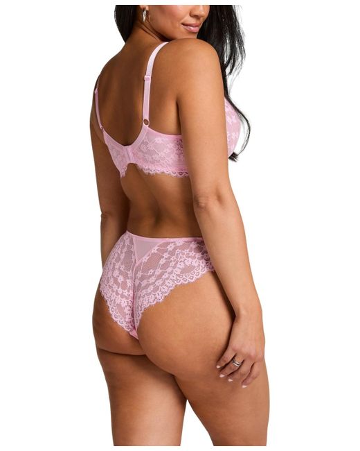 Hunkemöller Brown Daisy Non-padded Underwired Bra