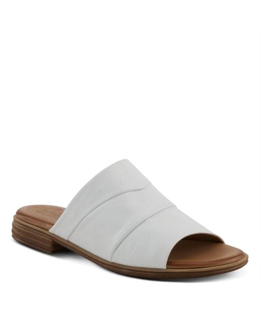 Spring Step White Jaleel Sandal
