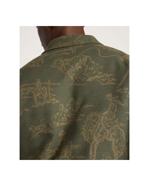 Pendleton Green Quilted Chamois Work Trucker Jacket for men