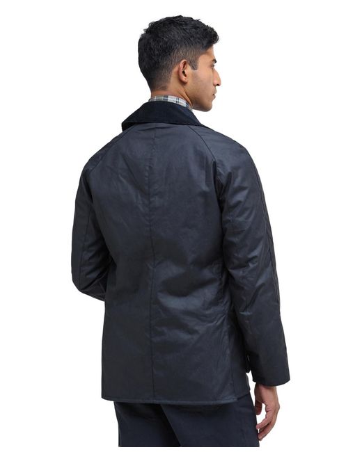 Barbour Blue Ashby Wax Jacket for men