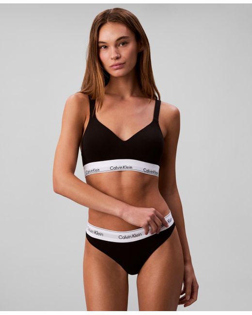 Calvin Klein Black Full Coverage Lift Bralette