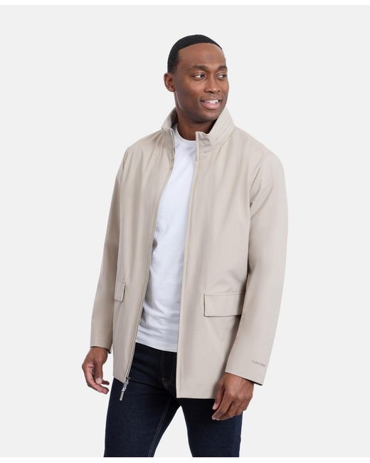 Calvin Klein White Utility Jacket for men