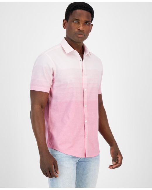 INC International Concepts Pink Ombre Shirt for men
