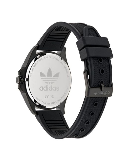 Adidas Black Analog Silicone Watch