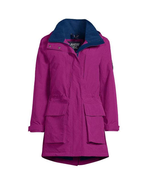 Lands end hotsell purple coat