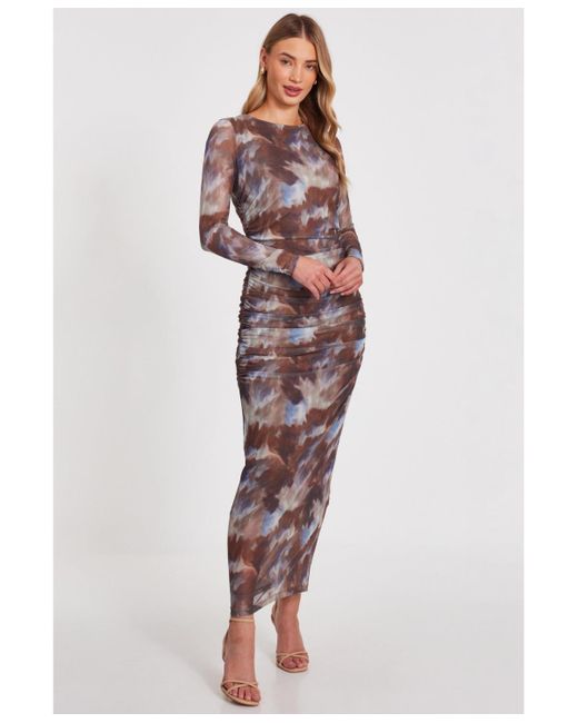 FIND THE ANSWER WOVEN MAXI DRESS