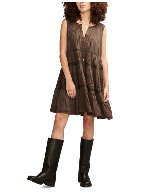 Lucky Brand Natural Everyday Swing Mini Dress