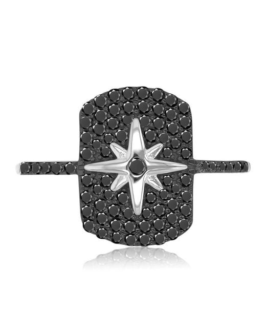 Macy's Black Spinel Ring