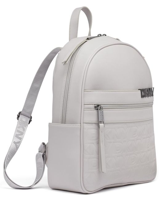 DKNY Gray Clean Cut 14" Backpack