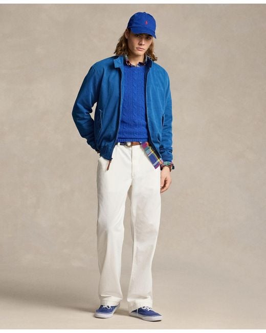 Polo Ralph Lauren Blue Twill Jacket for men