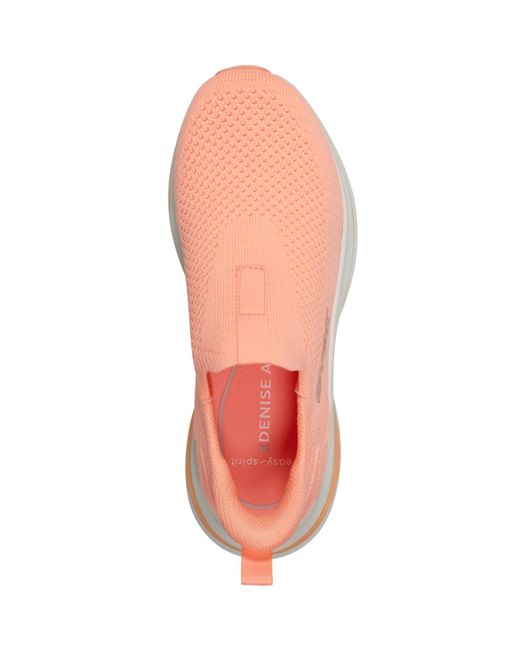Easy Spirit Pink X Denise Austin Easypace Soeasy Knit Slip-on Sneakers