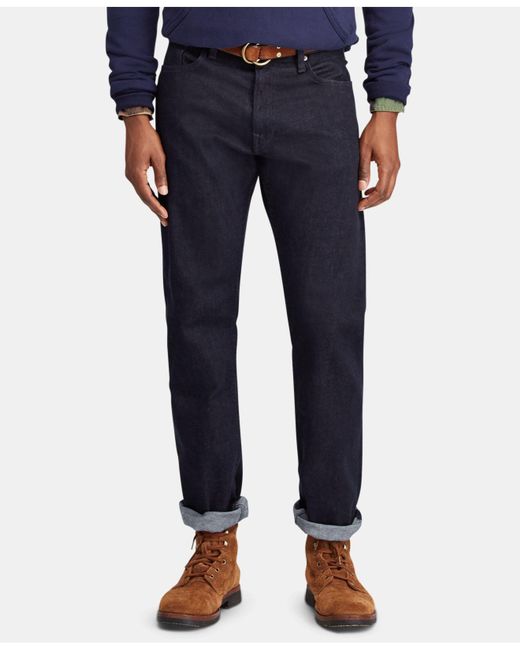 polo ralph lauren men's hampton relaxed straight jeans