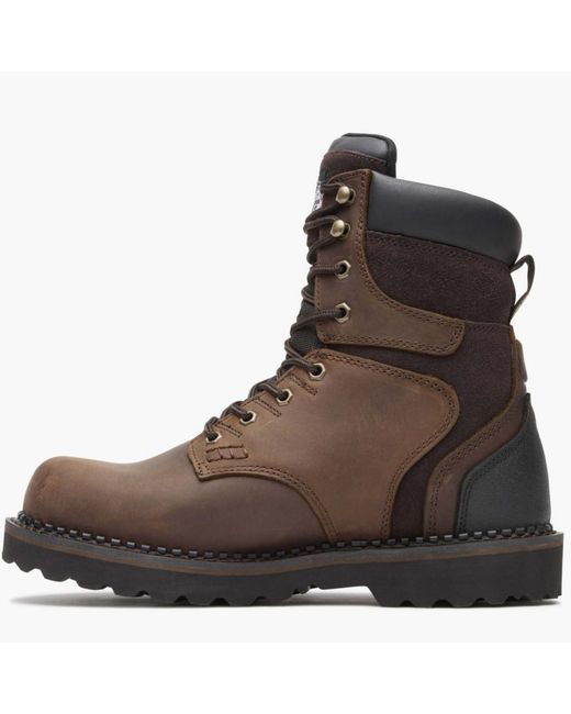 Georgia Boot Brown Brookville Waterproof Work Boot for men