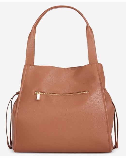 On 34th Brown Jyyll Large Solid Tote