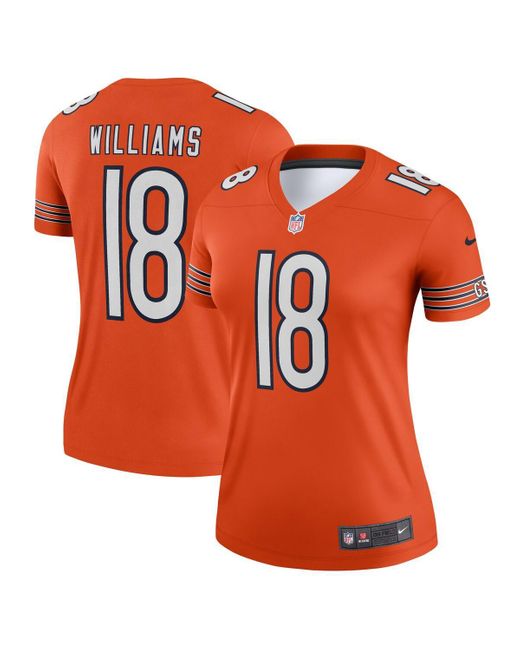 Nike Orange Caleb Williams Chicago Bears Alternate Legend Player Performance Top