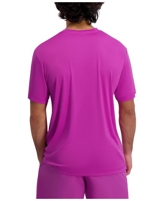 Reebok Purple Tech Regular-fit Logo T-shirt for men