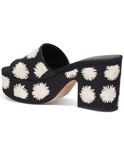 Kate Spade Natural Ibiza Slip-on Platform Wedge Sandals
