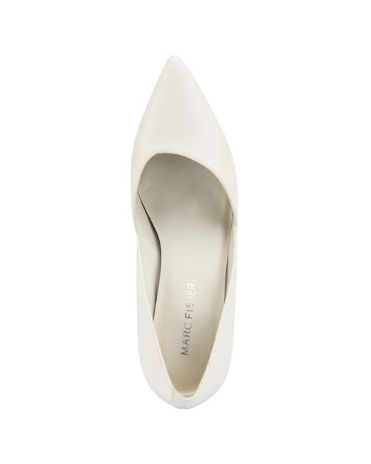 Marc Fisher White Tuscany Dress Pumps